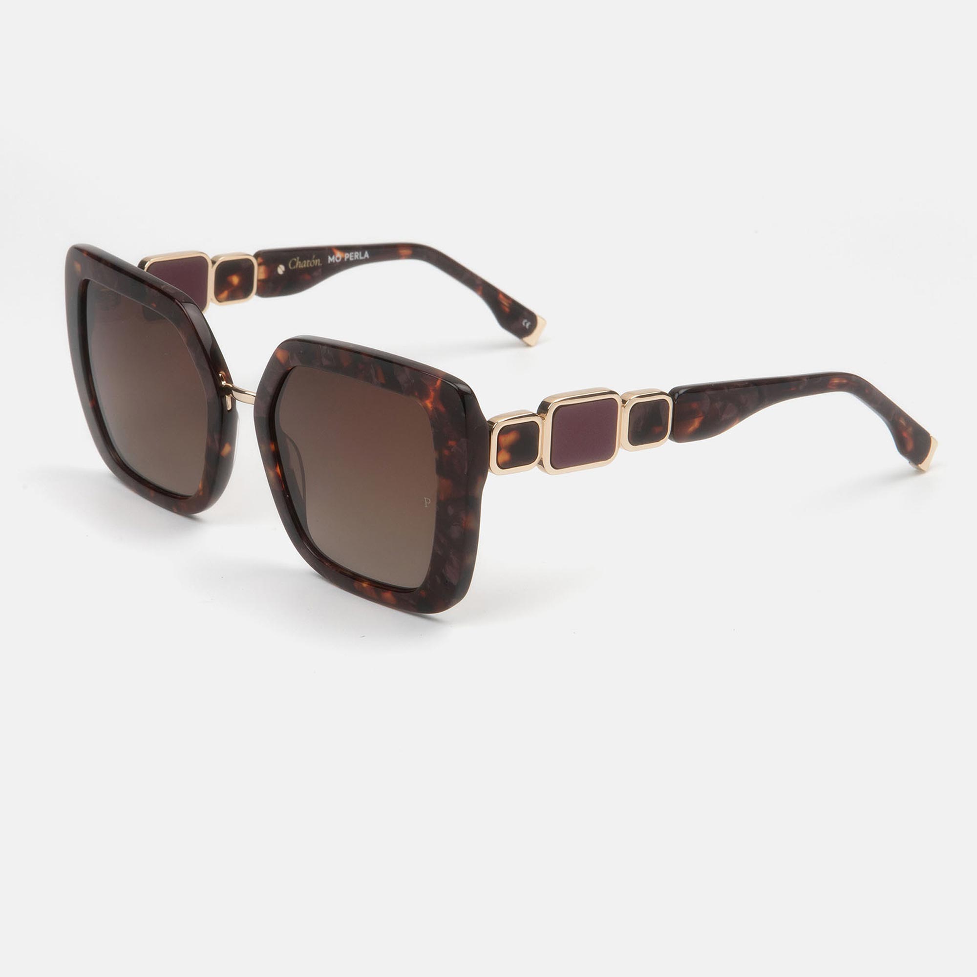 Mó PERLA SUN, tortoiseshell burgundy, large image number 1