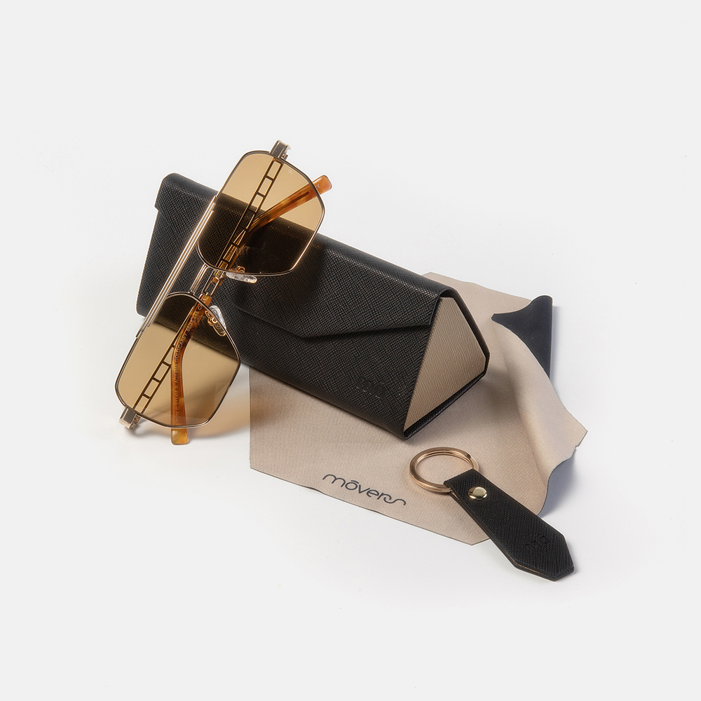 Mó Movers Aoyama SUN, gold/tortoiseshell, large image number 2