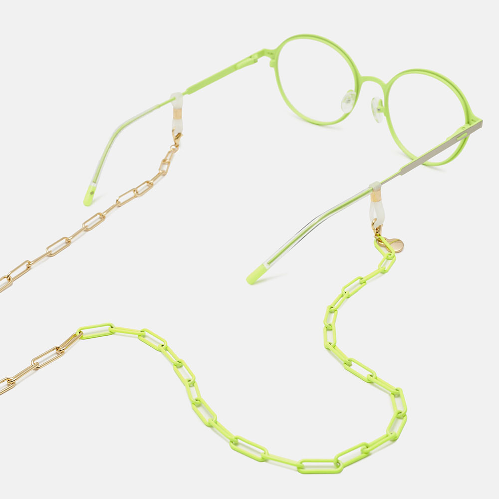 Cordon CADENA FLOW GOLD AND FLUOR, large image number 1