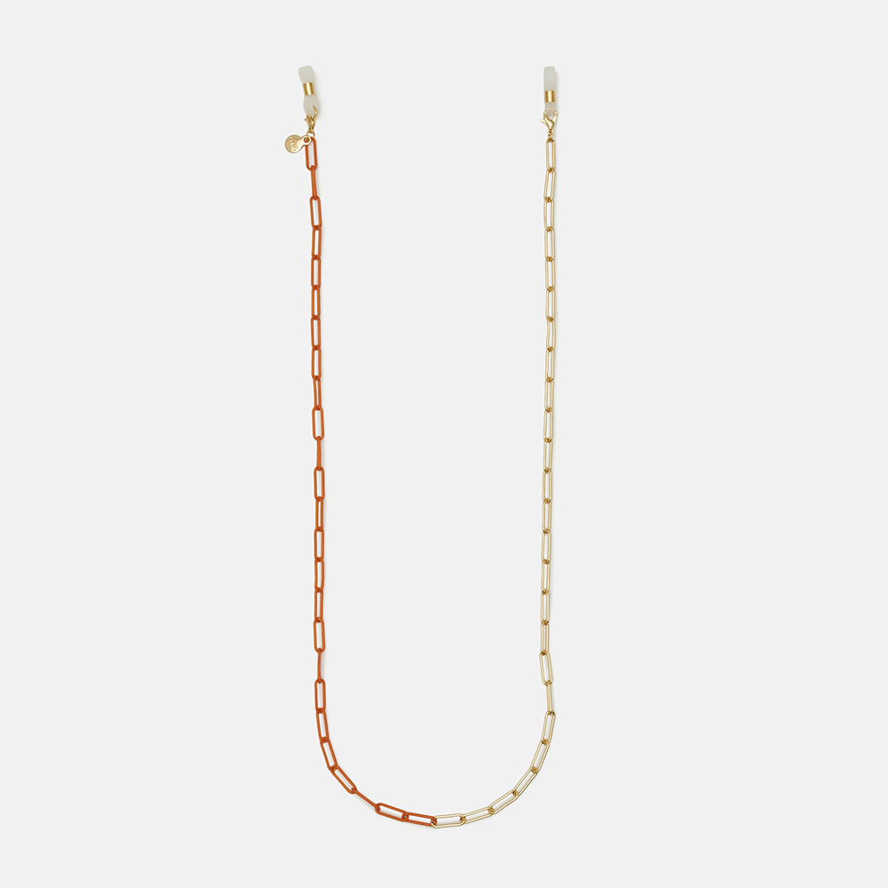 Cordon CADENA FLOW GOLD AND ORANGE, large image number 0